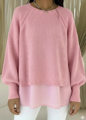 ADELYN | TIERED V-NECK JUMPER