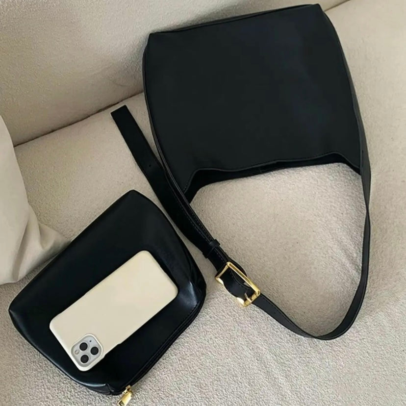 STACY | LEATHER SHOULDER BAG