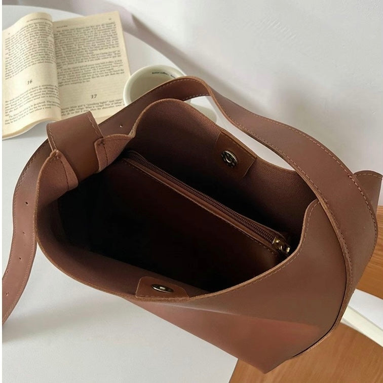 STACY | LEATHER SHOULDER BAG
