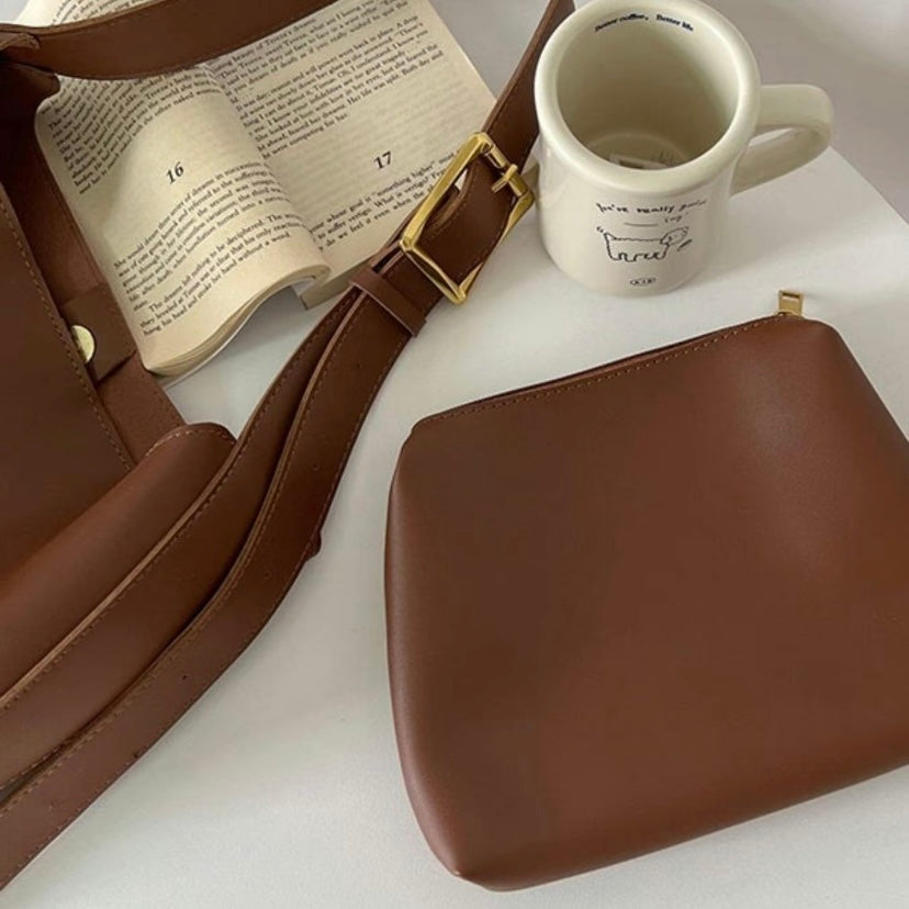 STACY | LEATHER SHOULDER BAG