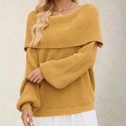 Ozella | Foldover Off-Shoulder Jumper