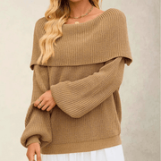 Ozella | Foldover Off-Shoulder Jumper
