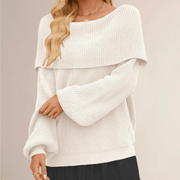 Ozella | Foldover Off-Shoulder Jumper