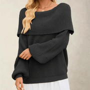 Ozella | Foldover Off-Shoulder Jumper