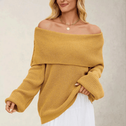 Ozella | Foldover Off-Shoulder Jumper