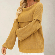 Ozella | Foldover Off-Shoulder Jumper