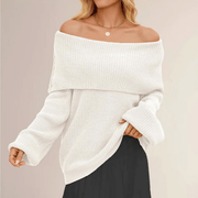 Ozella | Foldover Off-Shoulder Jumper