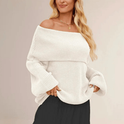 Ozella | Foldover Off-Shoulder Jumper
