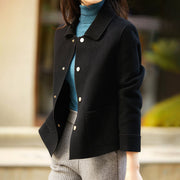 Nannette | Point-Collar Button Jacket