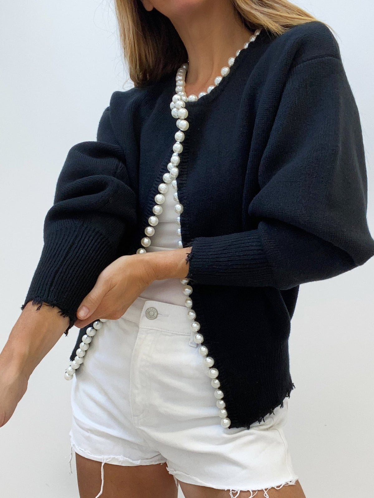 Syeda | Decorative-Trim Cardigan