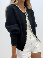Syeda | Decorative-Trim Cardigan