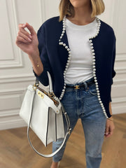 Syeda | Decorative-Trim Cardigan
