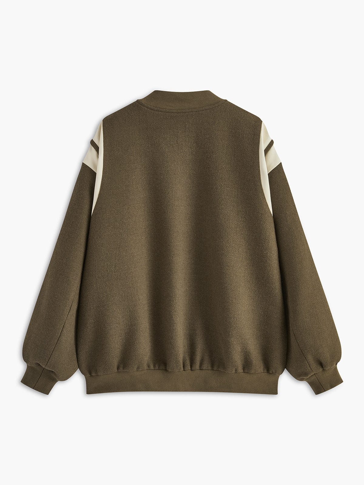 Winona | Contrast-Panel Varsity Jacket