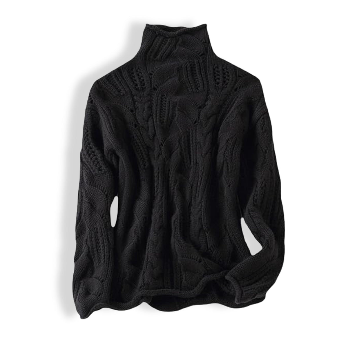 Crissy | Cable-Knit Roll-Neck Jumper