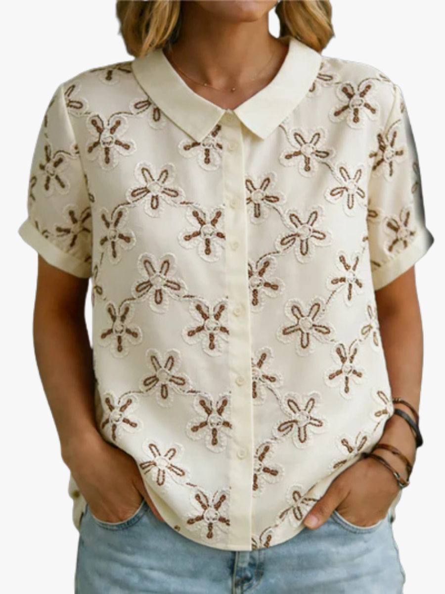 Yoshiko | Floral Short-Sleeve Shirt