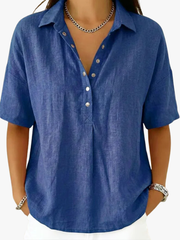 Venetia | Collared Short-Sleeve Shirt