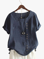 Anakaren | Button-Front Short-Sleeve Shirt