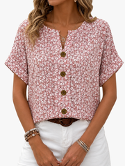 Onalee | Floral Short-Sleeve Shirt