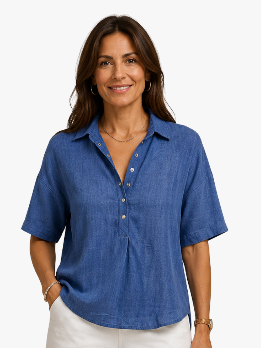 Venetia | Collared Short-Sleeve Shirt