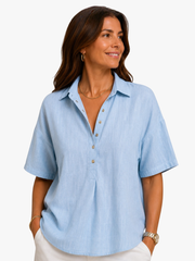 Venetia | Collared Short-Sleeve Shirt