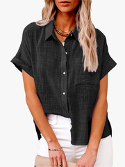 Docia | Short-Sleeve Button Shirt