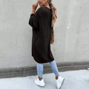 Nicolina | Open-Front Long Cardigan