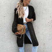 Nicolina | Open-Front Long Cardigan