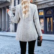 Myrtice | Collarless Open-Front Blazer
