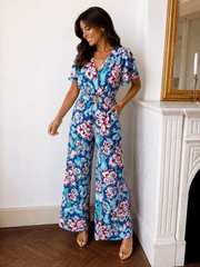 Johanne | Floral Wrap Jumpsuit