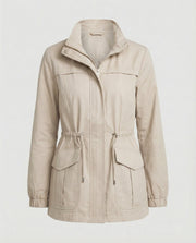 Janeth | Drawstring Utility Zip Jacket