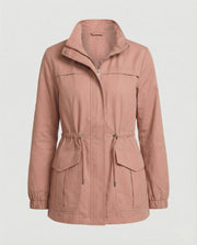 Janeth | Drawstring Utility Zip Jacket