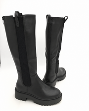 Clarimond chunky-sole stretch boots in black