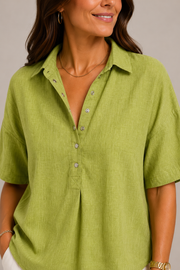 Venetia | Collared Short-Sleeve Shirt