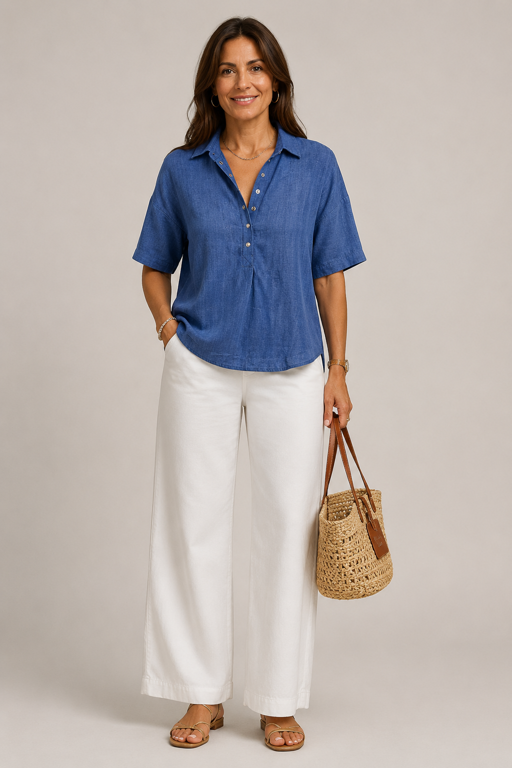 Venetia | Collared Short-Sleeve Shirt