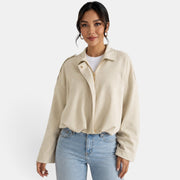 Lashonda | Collared Zip Jacket