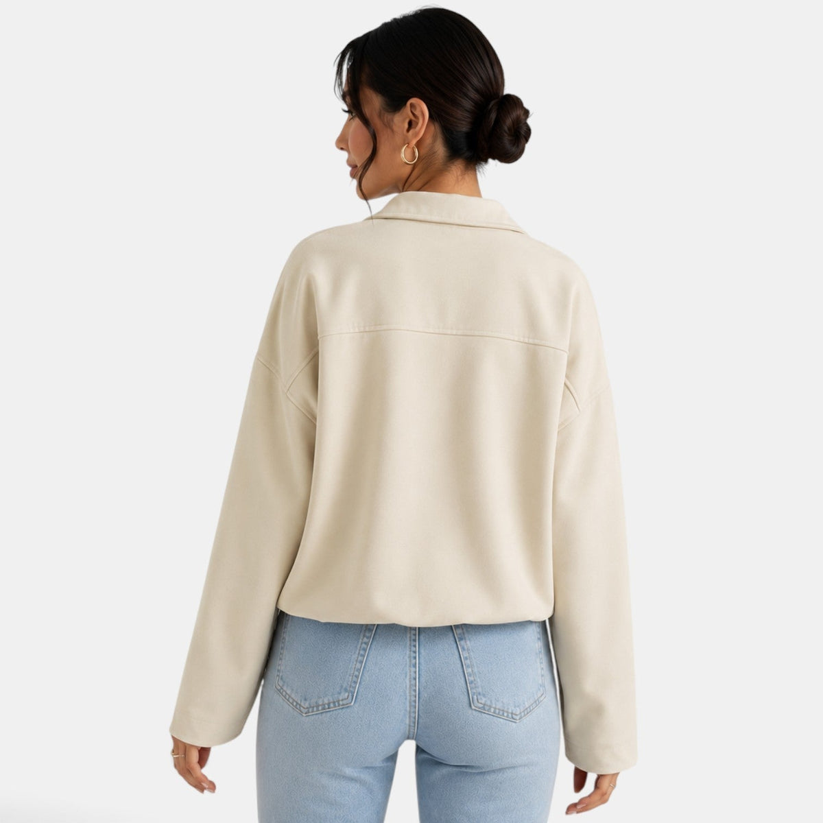 Lashonda | Collared Zip Jacket