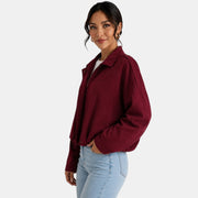 Lashonda | Collared Zip Jacket