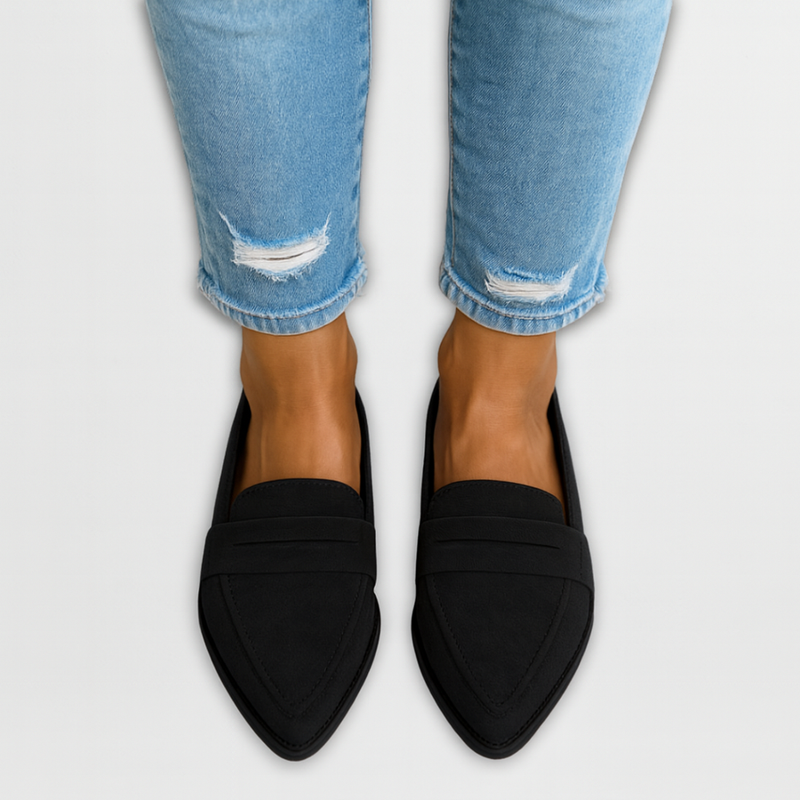 Souad | Suede Loafers