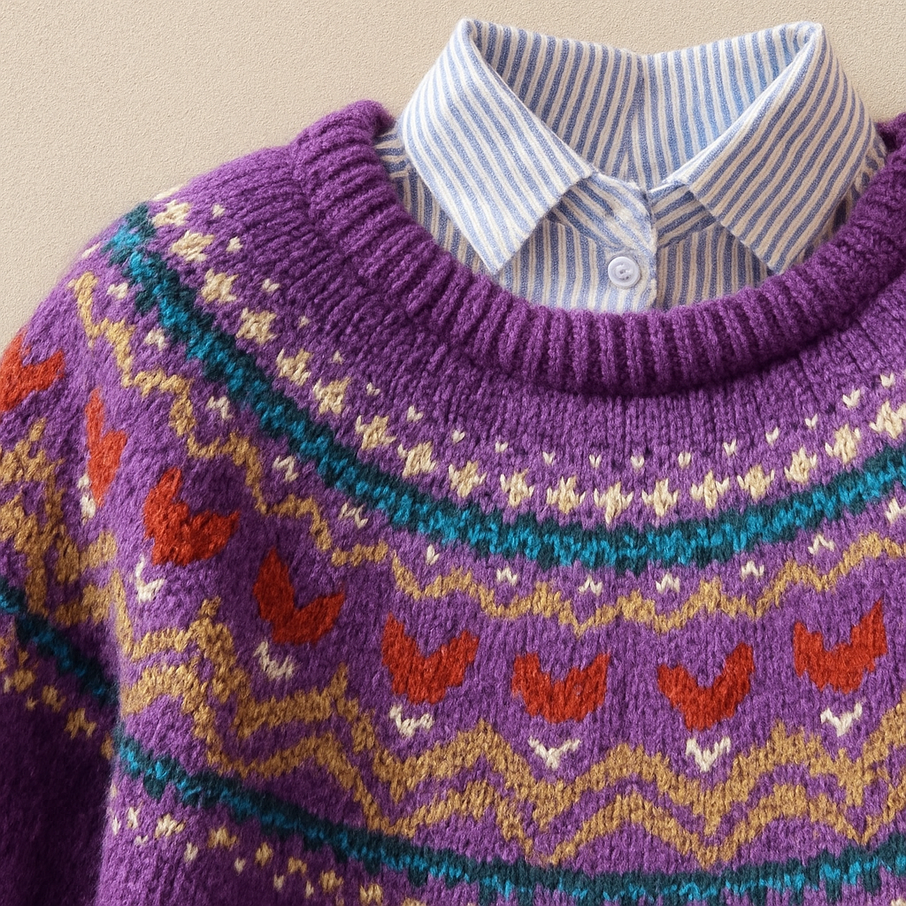 SOLVA | PRINTED RELAXED-FIT JUMPER