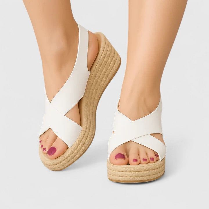 BELLANY | WEDGE WIDE-FIT SANDALS