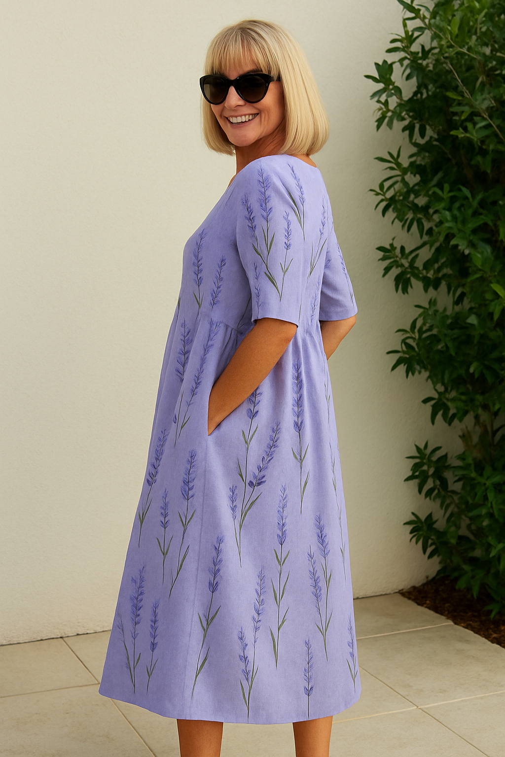 Elize | Relaxed-Fit Midi Dress