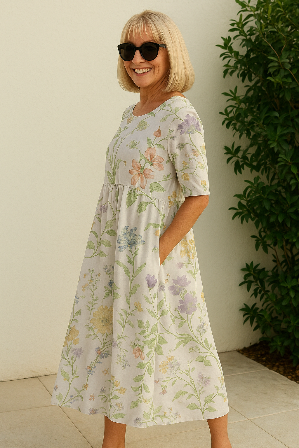 Elize | Relaxed-Fit Midi Dress