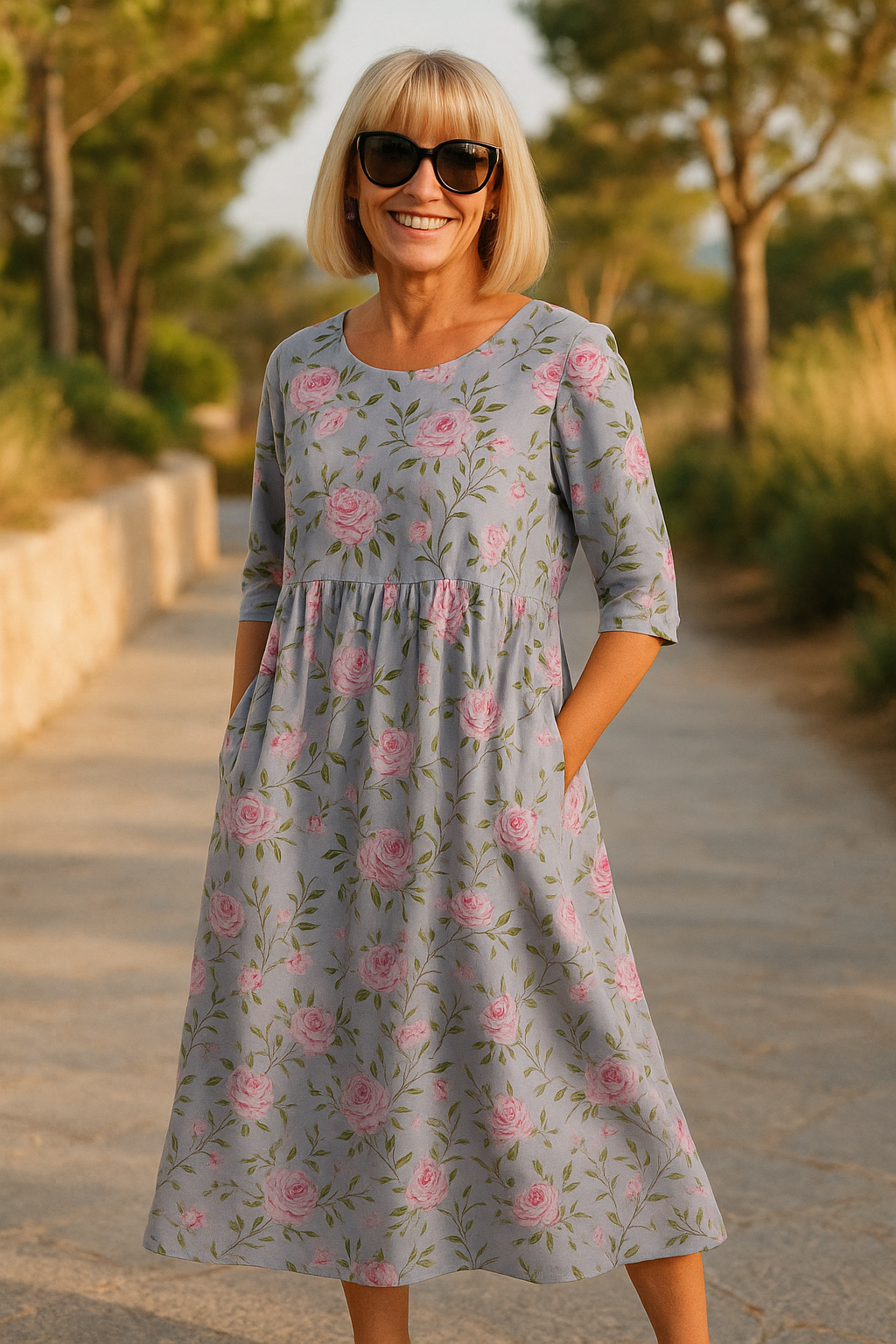 Elize | Relaxed-Fit Midi Dress