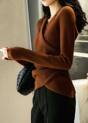 Calandra | Collared Wrap Jumper