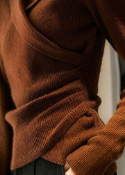 Calandra | Collared Wrap Jumper