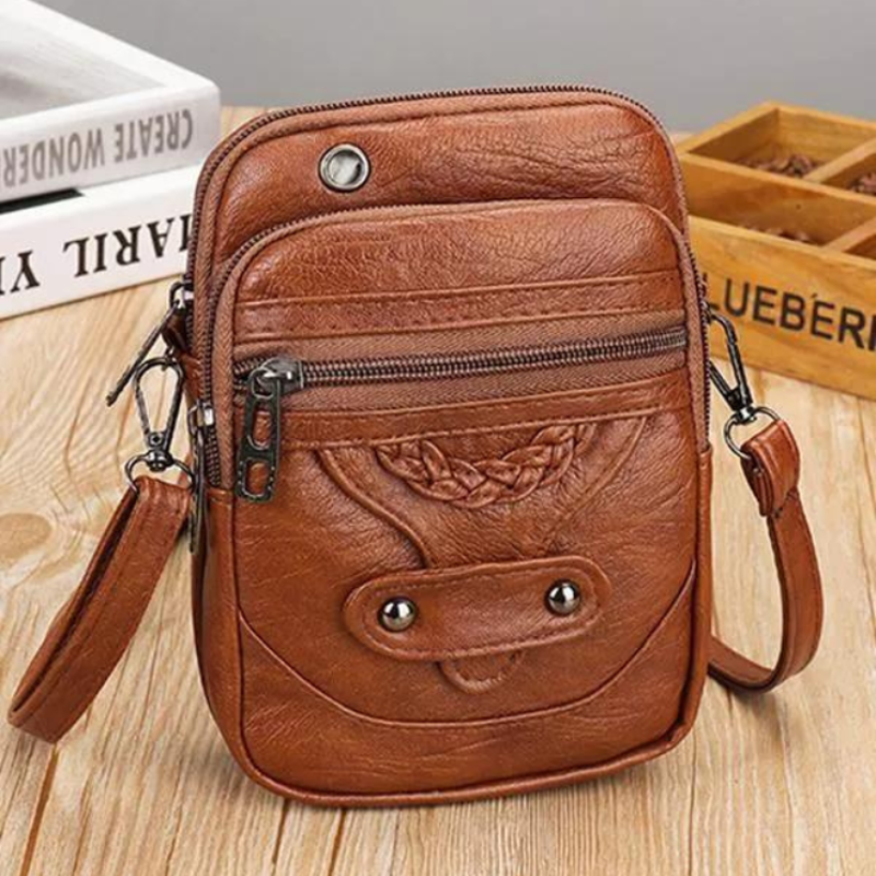 LAURA | LEATHER SHOULDER BAG