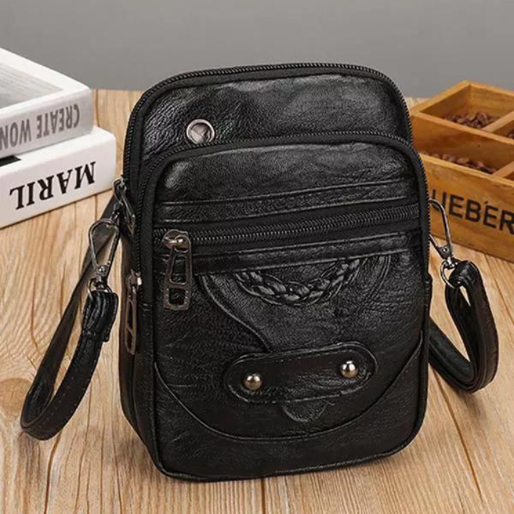 LAURA | LEATHER SHOULDER BAG