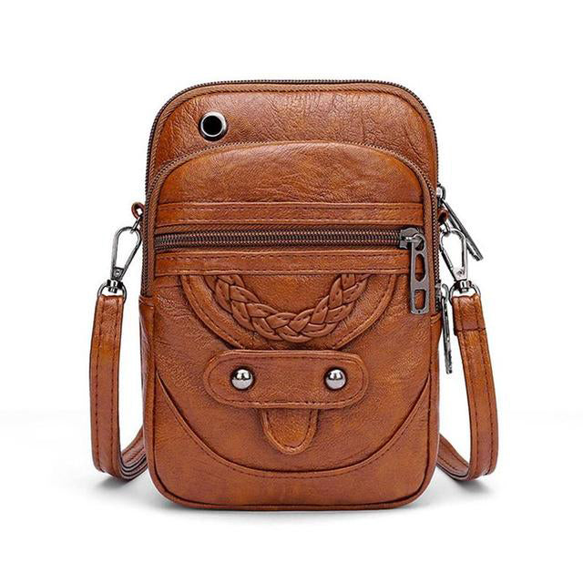 LAURA | LEATHER SHOULDER BAG