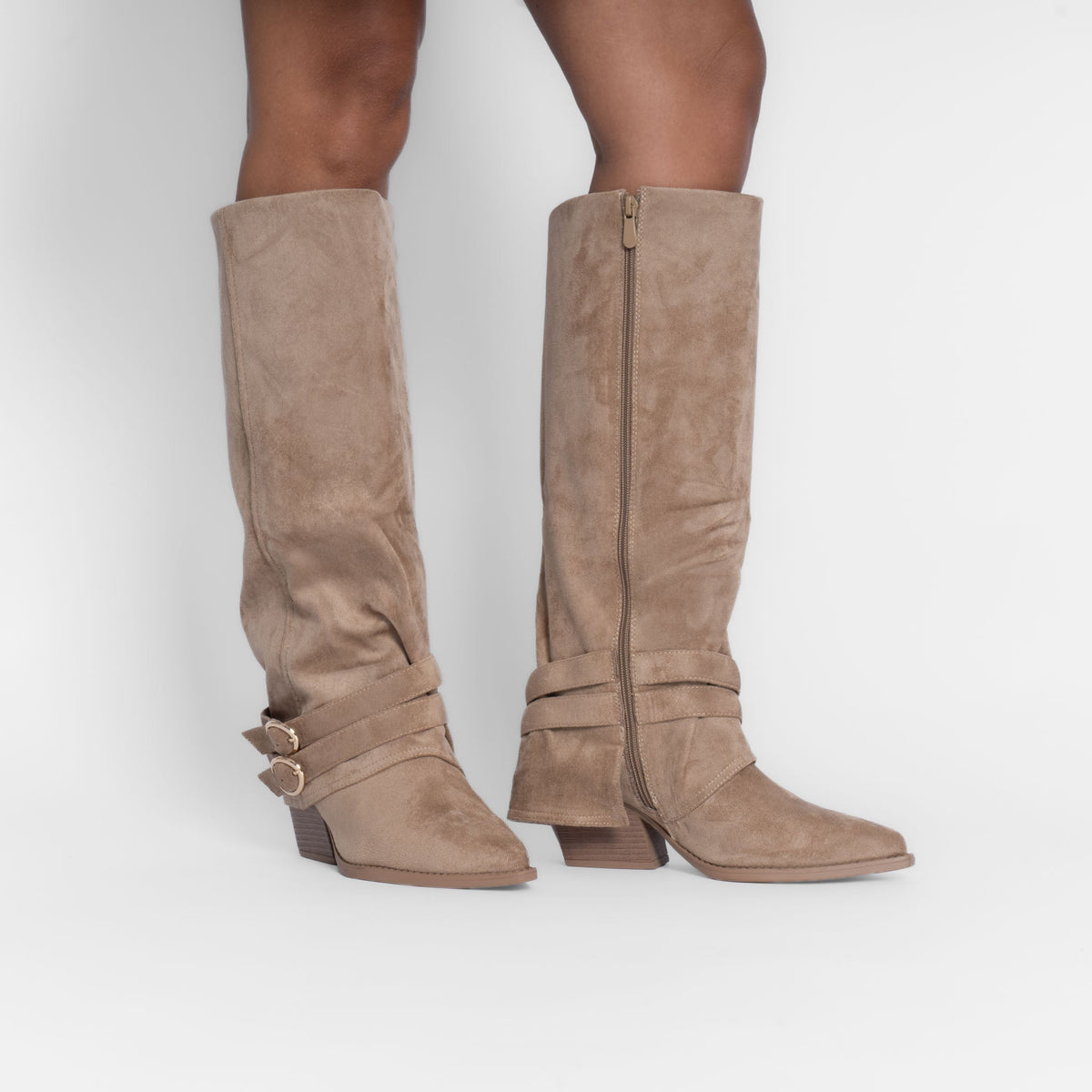 Kerensa | Slouch Block-Heel Boots – product image 1