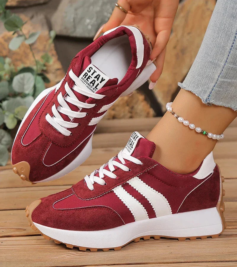 Sophronia – Orthopaedic Retro Lace-Up Trainers
